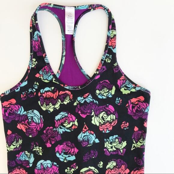Ivivva Lululemon Keep Your Cool Rose Floral Tank - Picture 5 of 5